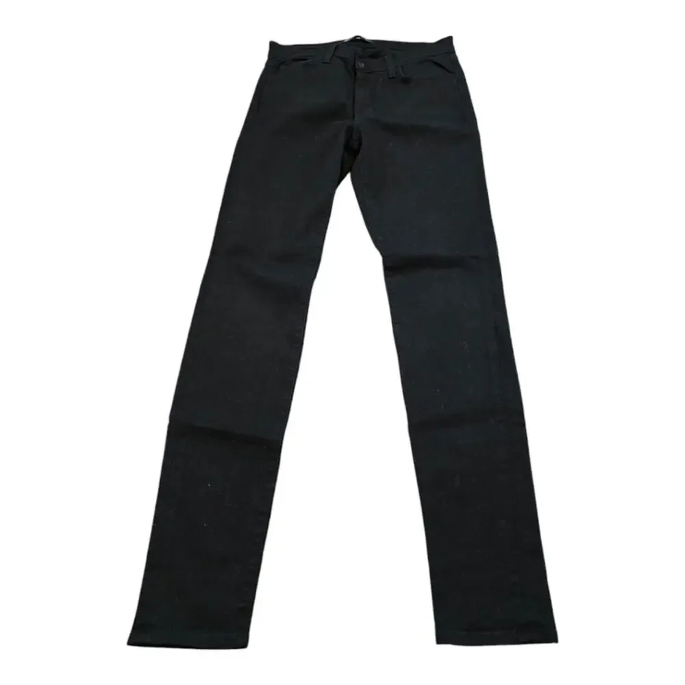 J Brand Womens Skinny Jeans Black Mid‎ Rise Slim Fit Made in USA Size 28